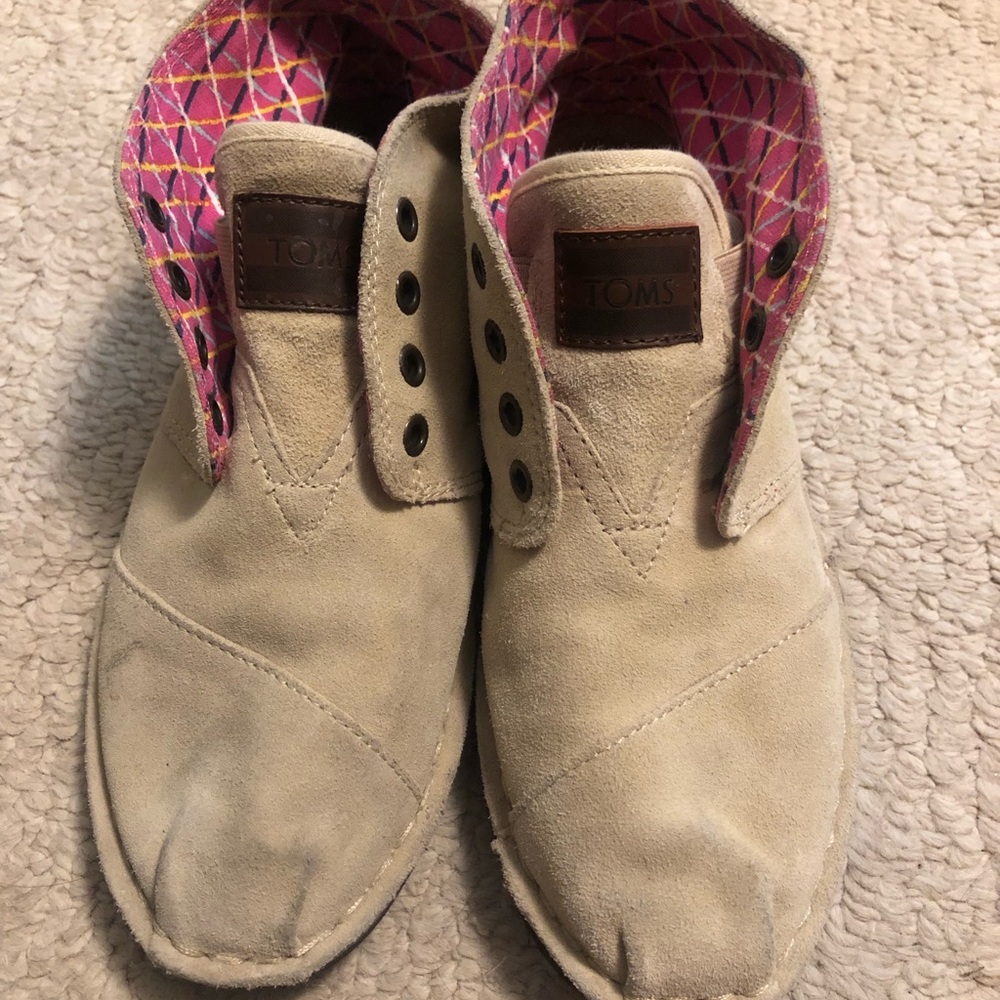 Toms lace up high top cordones